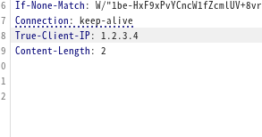 True-Client-IP 测试