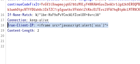 注入 XSS Payload